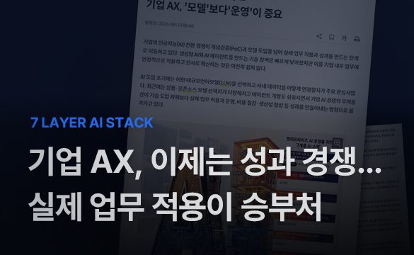 베스핀글로벌, AX 프레임워크 7 Layer AI Stack 과 AX 성공사례